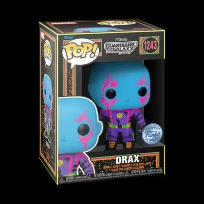 Funko POP! Tees Marvel Studios Guardians Of The Galaxy Vol. 3 Drax Black Light