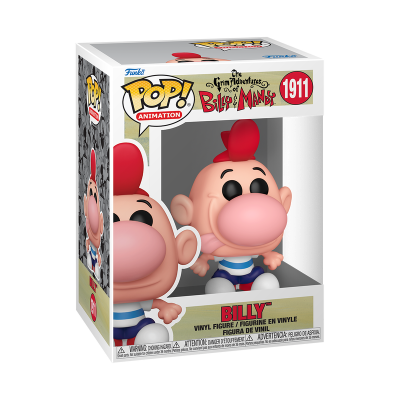 Figura de vinil POP! Animation de Billy da série The Grim Adventures of Billy & Mandy em embalagem