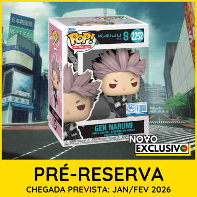 * PRÉ-RESERVA * Funko POP! Animation Kaiju No. 8 Gen Narumi #2252 Special Edition Exclusive