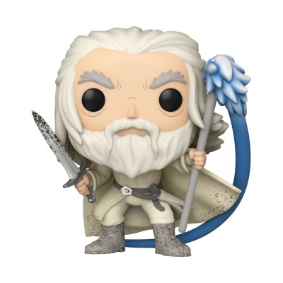 Funko POP! Movies The Lord Of The Rings Gandalf The White With Sword & Staff #1203 GITD Special Edition