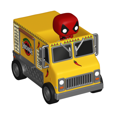 Bitty POP! Rides Marvel Deadpool with Chimichanga Truck