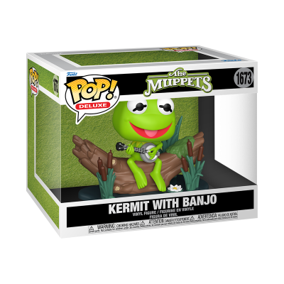 * PRÉ-RESERVA * Funko POP! Deluxe Television Disney The Muppets Kermit with Banjo #1673