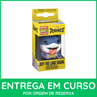 * PRÉ-RESERVA * Funko Pocket POP! Keychain Marvel Rivals Jeff The Land Shark