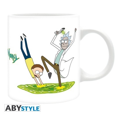 Mug Rick And Morty Portal 2 320ml ABYstyle The Fan Experience