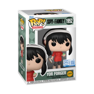 BUNDLE Funko POPs! Animation Spy X Family Yor Forger (Red Sweater) #1952 Special Edition Exclusive + Yor Forger (Red Sweater) #1952 Special Edition Exclusive CHASE