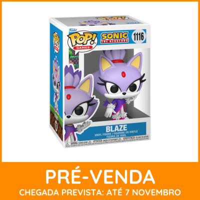 * EM PRÉ-VENDA ONLINE * Funko POP! Games Sonic The Hedgehog Blaze #1116