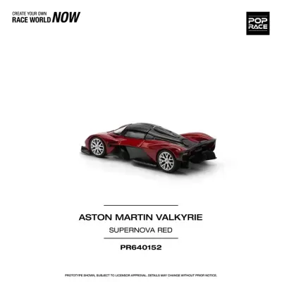 Diecast 1:64 Aston Martin Valkyrie Supernova Red - Pop Race