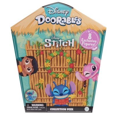 Mini Figuras Surpresa Collection Peek Disney Doorables Stitch Just Play