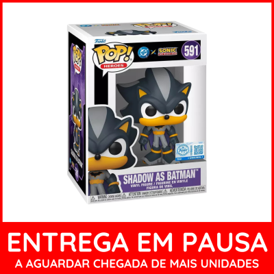 * PRÉ-RESERVA * Funko POP! DC Heroes Justice League and Sonic Shadow as Batman #591 SE