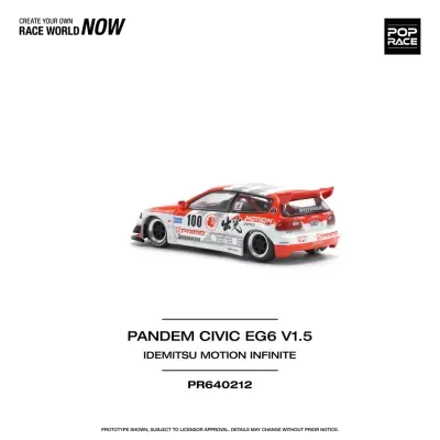 Diecast 1:64 Honda Pandem Civic EG67 V1.5 Idemitsu Motion Infinite - Pop Race