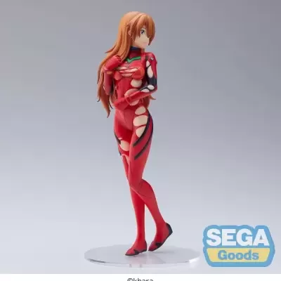 Figura Evangelion SPM On the beach Asuka Langley 21cm Sega Goods