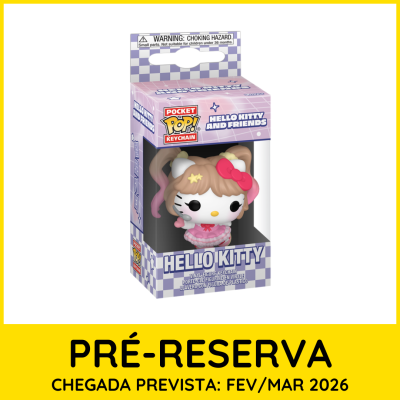 * PRÉ-RESERVA * Funko Pocket POP! Keychain Hello Kitty and Friends Hello Kitty (K-POP)