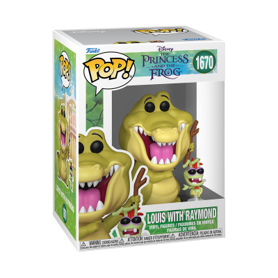 * PRÉ-RESERVA * Funko POP! Disney The Princess and The Frog Louis with Raymond #1670