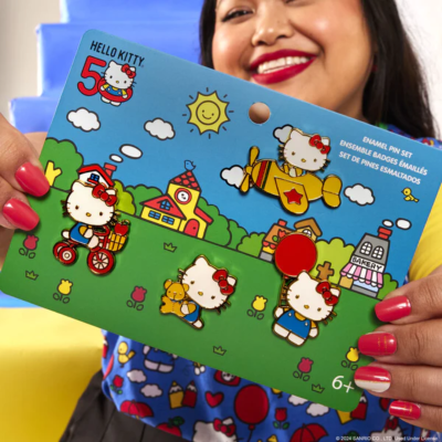 Hello Kitty 50th Anniversary Classic Set Of 4 Pins