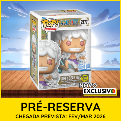 * PRÉ-RESERVA * Funko POP! Animation One Piece Luffy Gear Five #2177 GITD SE Exclusive