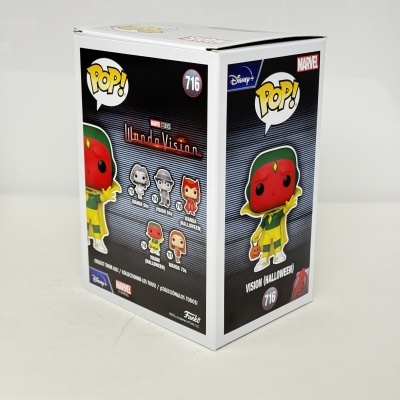 Caixa de figura Funko Pop! Vision Halloween 716 da Marvel Disney