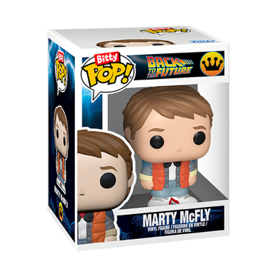Bitty POP! Rides Movies Back to the Future Marty McFly and Time Machine