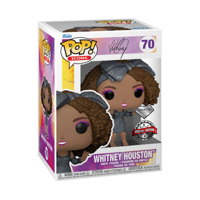 Funko POP! Icons Whitney Houston #70 Diamond Glitter SE EXCLUSIVE