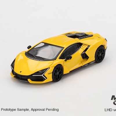 Diecast 1:64 Lamborghini Revuelto Giallo - Mini GT