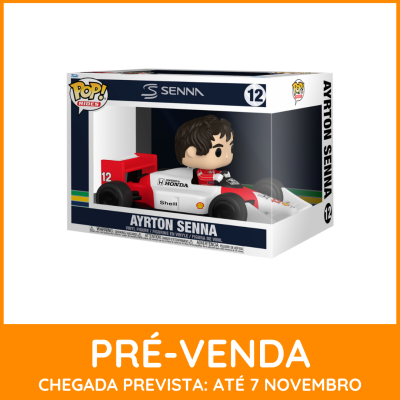 * EM PRÉ-VENDA ONLINE * Funko POP! Rides Racing Senna Ayrton Senna #12