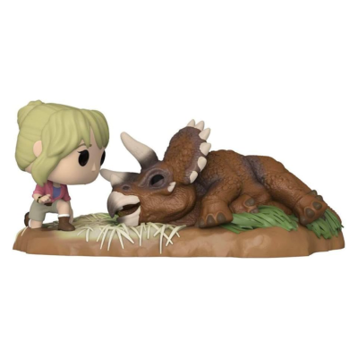 Funko POP! Moment Movies Jurassic Park Dr. Sattler With Triceratops #1198 SE