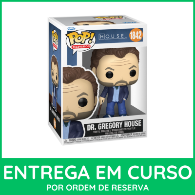 * PRÉ-RESERVA * Funko POP! Television House Dr. Gregory House #1842