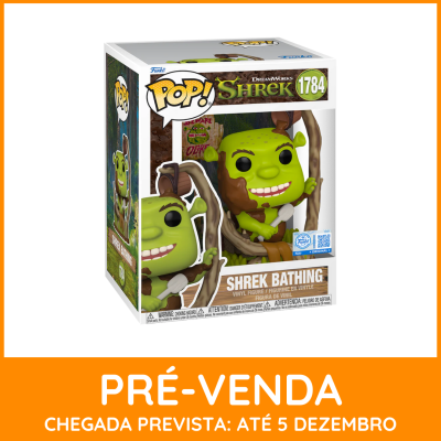 * EM PRÉ-VENDA ONLINE * Funko POP! Premium Dreamworks Shrek Shrek Bathing #1784 SE