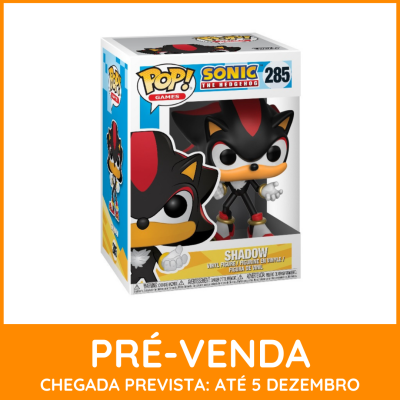 * EM PRÉ-VENDA ONLINE * Funko POP! Games Sonic The Hedgehog Shadow #285