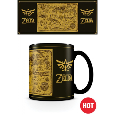 Mug Heat Change The Legend Of Zelda Map 315ml Pyramid