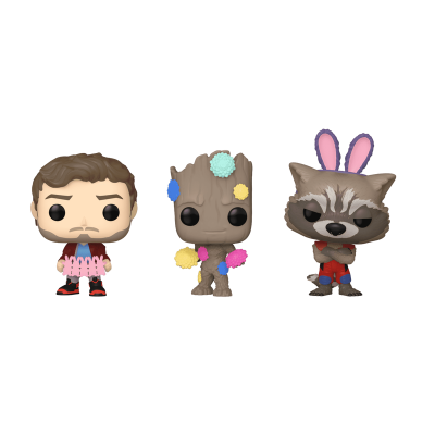 Funko Pocket POP! Easter Carrot Marvel Guardians Of The Galaxy (Star-Lord, Groot & Rocket) 3 Pack