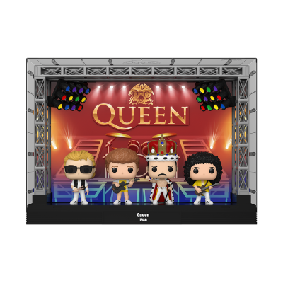 Funko POP! Moment Deluxe Queen - Wembley Stadium Roger Taylor / John Deacon / Freddie Mercury / Brian May #06 (Grandes Dimensões)