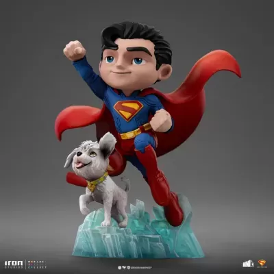 Figura MiniCo - DC Superman - Superman & Krypto