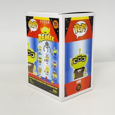 Caixa Funko POP! Pixar Remix Carl número 751