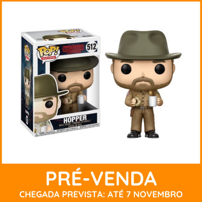 * EM PRÉ-VENDA ONLINE * Funko POP! Television Stranger Things Hopper #512