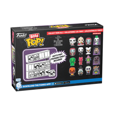 Bitty POP! Disney The Nightmare Before Christmas 4 Pack Series 4 (Santa Jack Skellington)