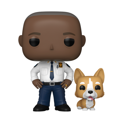 Funko POP! Television Brooklyn Nine-Nine Captain Ray Holt with Cheddar #1626