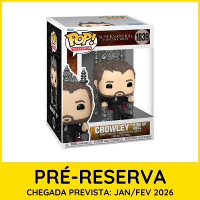 * PRÉ-RESERVA * Funko POP! Premium Television Supernatural Crowley King of Hell #1839