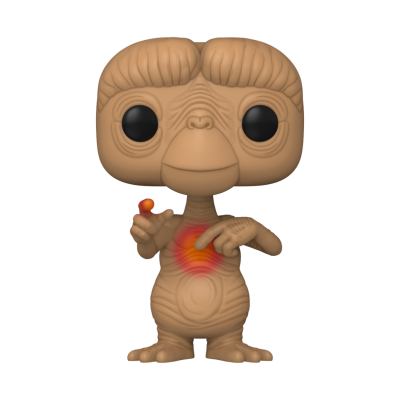 Funko POP! Movies E.T. The Extra-Terrestrial E.T. With Glowing Heart #1258 GITD Special Edition