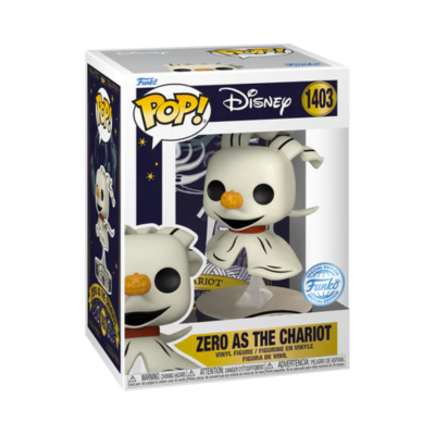 Funko POP! Disney The Nightmare Before Christmas Zero As The Chariot #1403 SE EXCLUSIVE