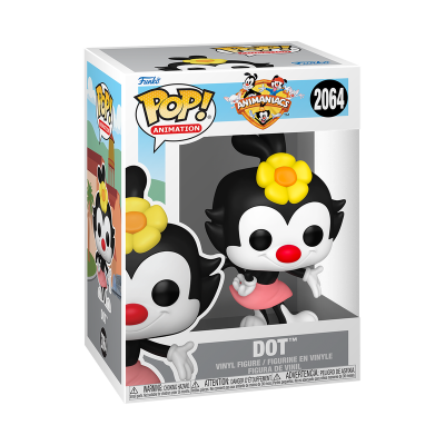 Boneca de vinil POP! Animation Dot dos Animaniacs na caixa