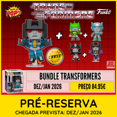 * PRÉ-RESERVA * BUNDLE Funko POP! Retro Toys Transformers (Unidades Limitadas)
