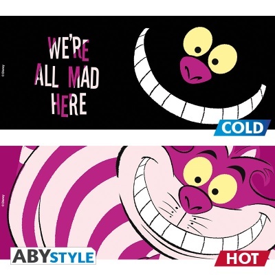 Mug Heat Change Alice in Wonderland Cheshire Cat 460ml