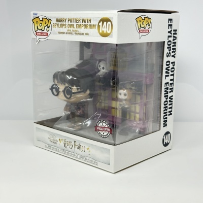 * 2ª MÃO * Funko POP! Harry Potter Harry Potter With Eeylops Owl Emporium #140 Special Edition