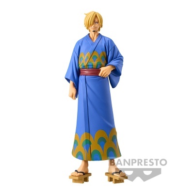 Figura One Piece DXF The Grandline Series Wanokuni Sanji Yukata 17cm Banpresto