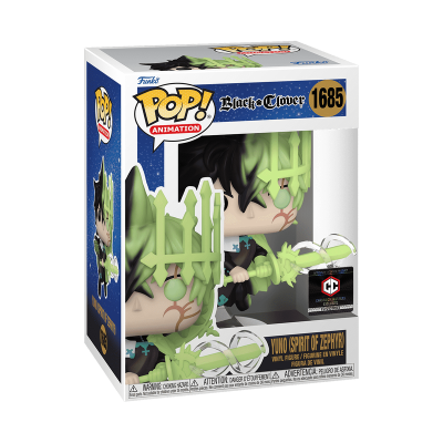 Funko POP! Animation Black Clover Yuno (Spirit Of Zephyr) #1685 Chalice Collectibles Exclusive