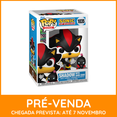 * EM PRÉ-VENDA ONLINE * Funko POP! Games Sonic The Hedgehog Shadow With Dark Chao #1035