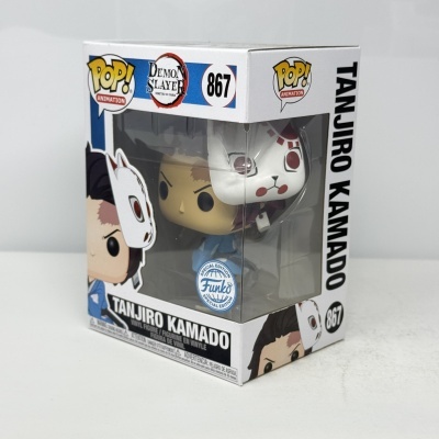 * 2ª MÃO * Funko POP! Animation Demon Slayer Tanjiro Kamado With Mask #867 SE