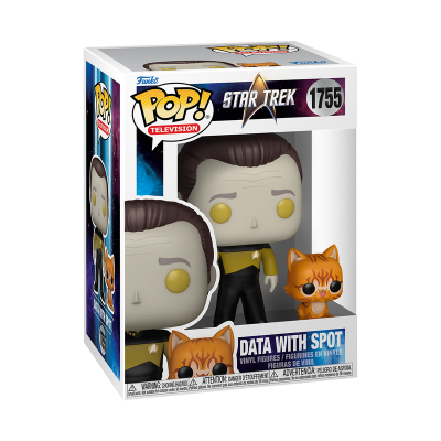 Funko POP! Television Star Trek Data with Spot #1755