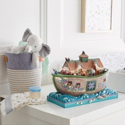Figura Jim Shore Noahs Ark "Set Sail With Faith That Doesn't Fail" 20cm Enesco