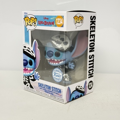 * 2ª MÃO * Funko POP! Disney Lilo & Stitch Skeleton Stitch #1234 SE